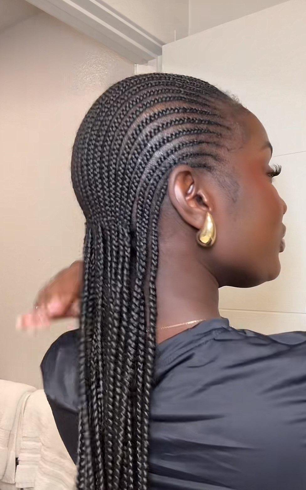 Straight Back Cornrows